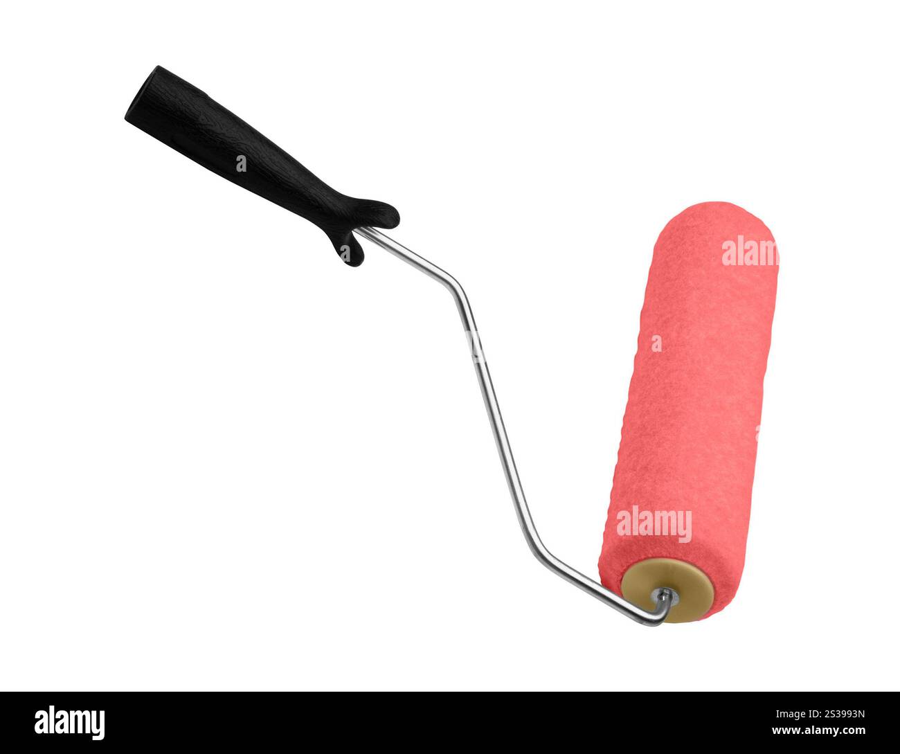 Rolle isoliert auf weißem Hintergrund. Rolle isoliert vor weißem Hintergrund Stockfoto