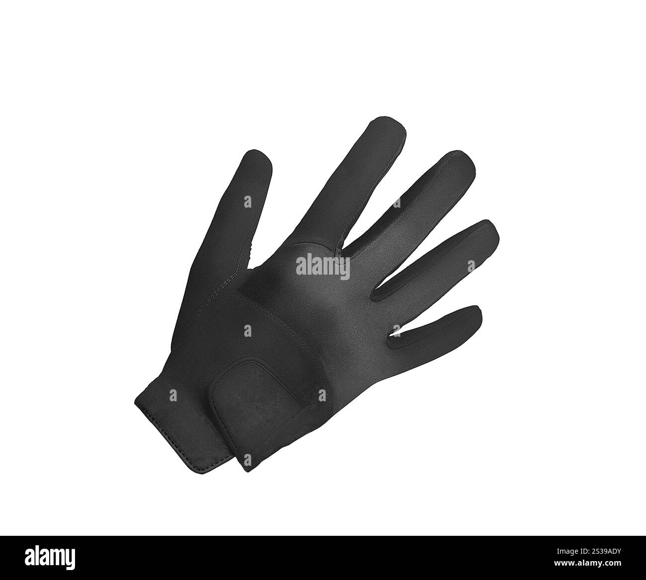 Sporthandschuh auf weißem Hintergrund Stockfoto