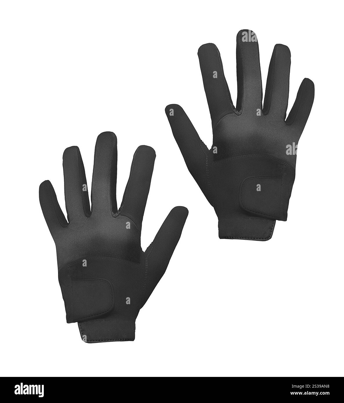 Sporthandschuh auf weißem Hintergrund. Sporthandschuh Stockfoto