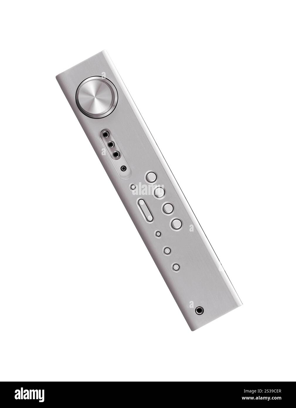 Vintage-Musik-Player isoliert auf weiß Stockfoto