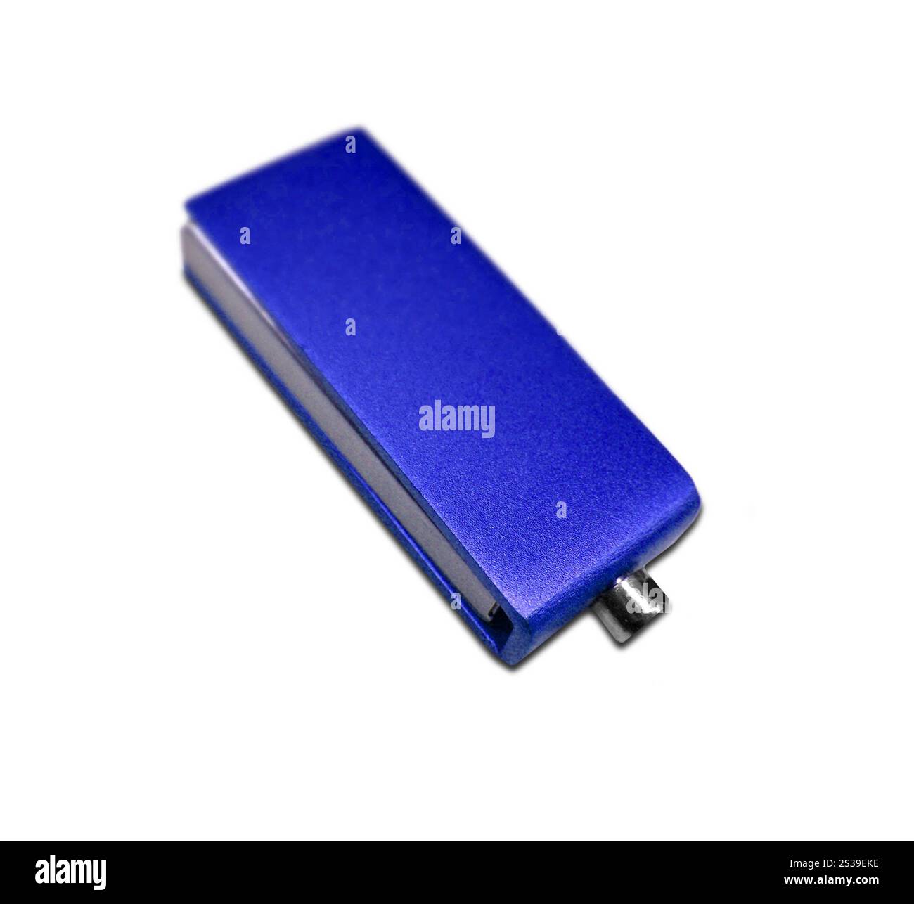 usb-Stick oder Flash-Laufwerk mit Datenkonzept isoliert auf weißem Hintergrund. usb-Stick oder Flash-Laufwerk mit Datenkonzept Stockfoto