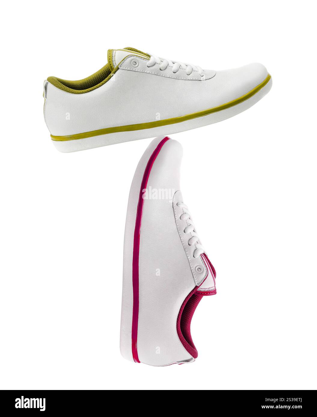 Verschiedene Sportschuhe für die Ausübung von Outdoor-Aktivitäten. Anderer Sportschuh Stockfoto