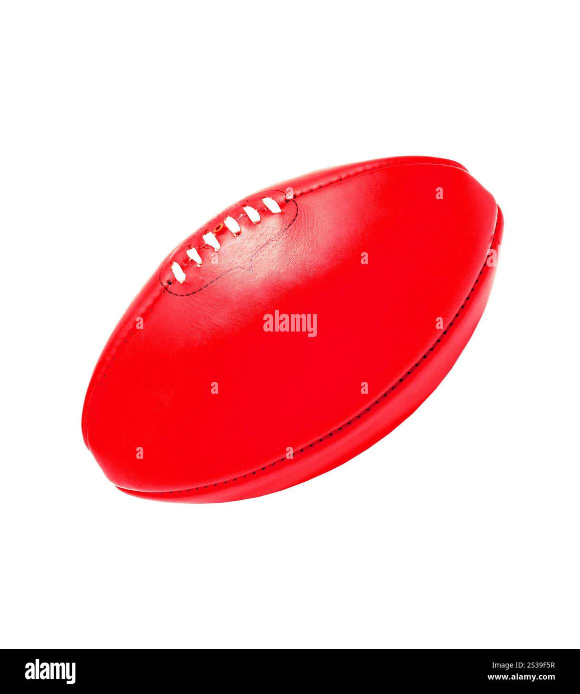 rugbyball isoliert auf weißem Hintergrund. rugbyball, isoliert auf weiß Stockfoto