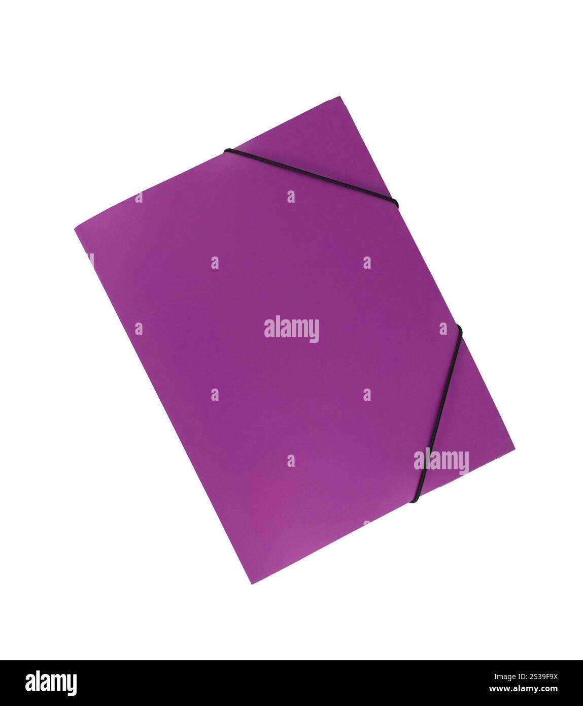 Rosa Ordner. Grüner Ordner Stockfoto