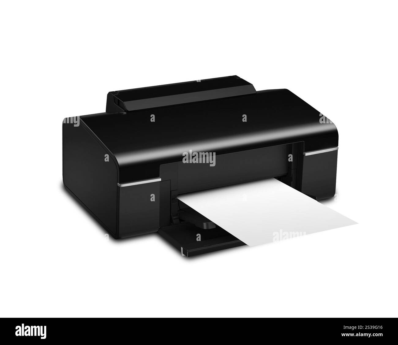 Farbdrucker isoliert auf weißem Hintergrund. Farbdrucker Stockfoto