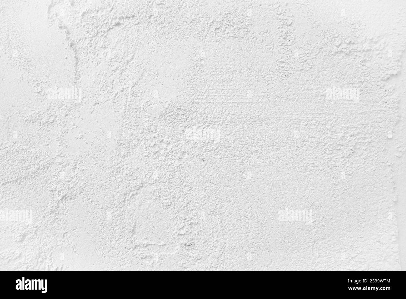 Weißer Zement strukturierte Wand Betonstein Hintergrund. Hintergrund mit weißer Textur Stockfoto