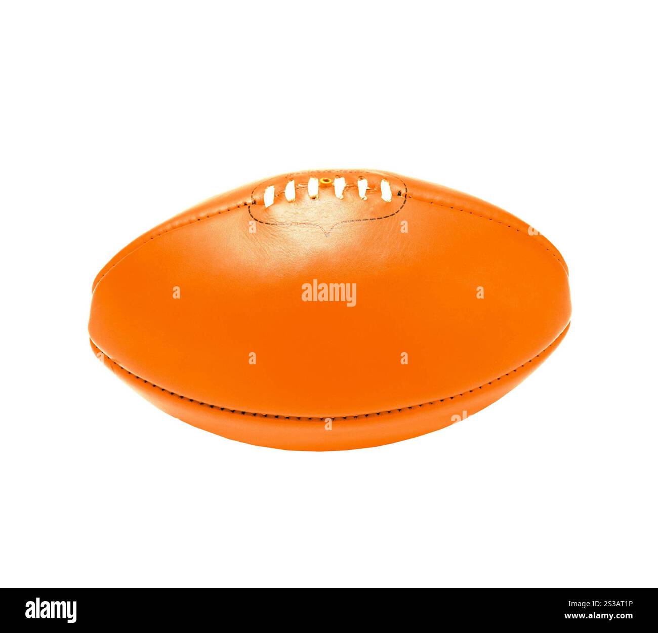 rugbyball isoliert auf weißem Hintergrund. rugbyball, isoliert auf weiß Stockfoto