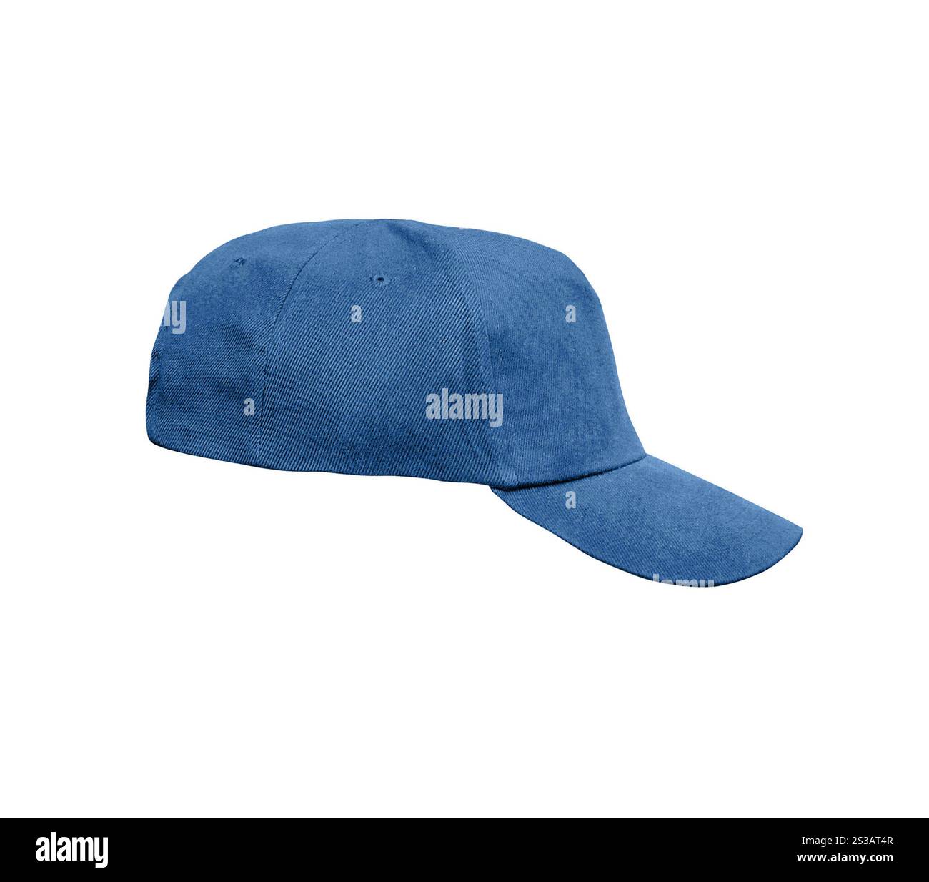 Blaue Kappe. Rote Kappe Stockfoto