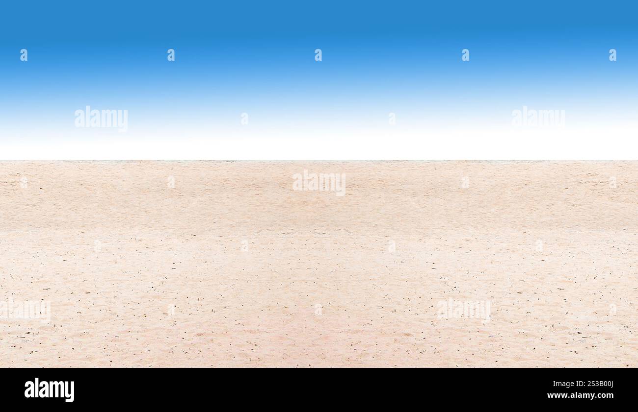 Strand und Himmel. Strand und tropisches Meer Stockfoto