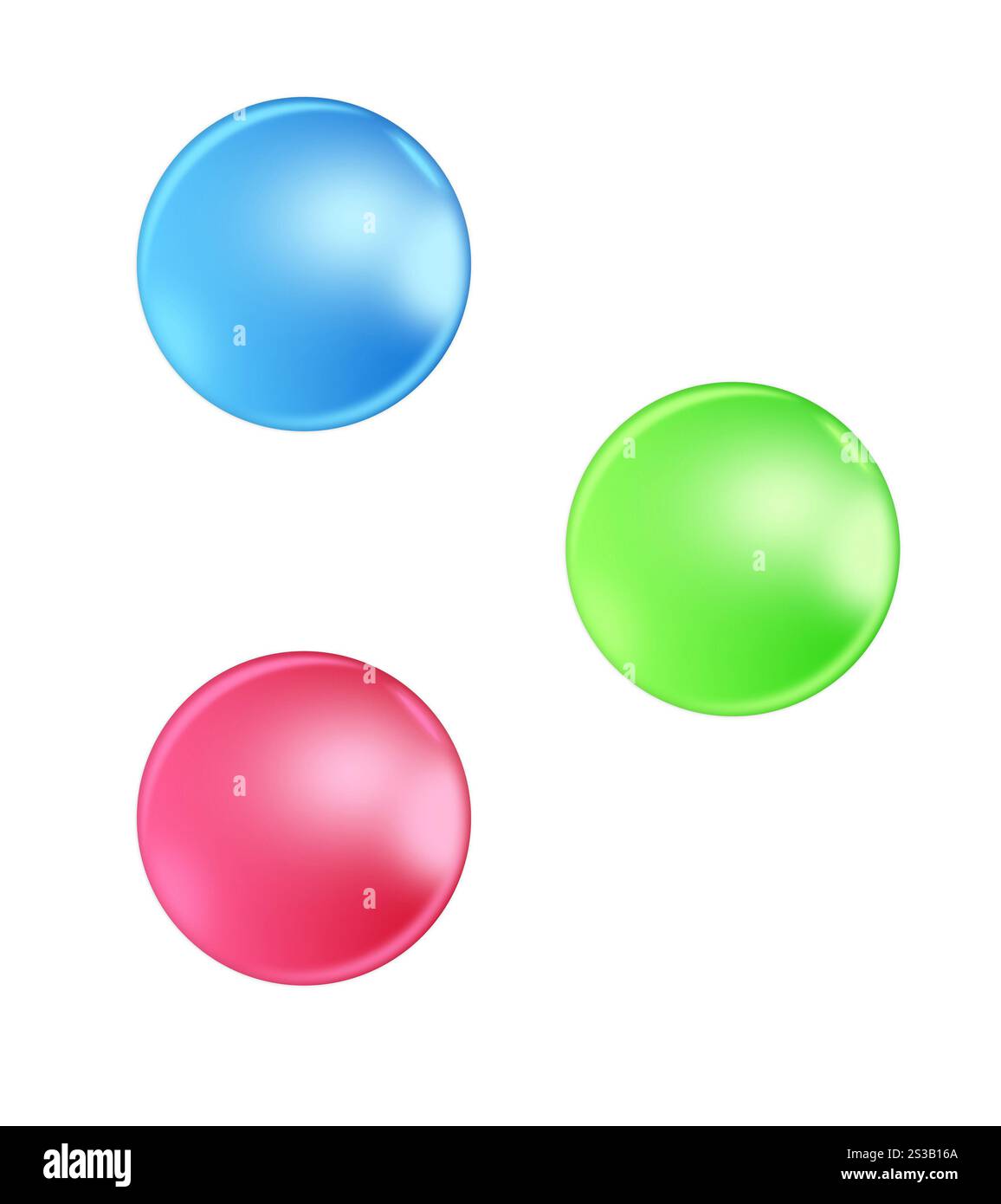 Symbole auf weißem Hintergrund isoliert. Symbole auf weißem Hintergrund Stockfoto