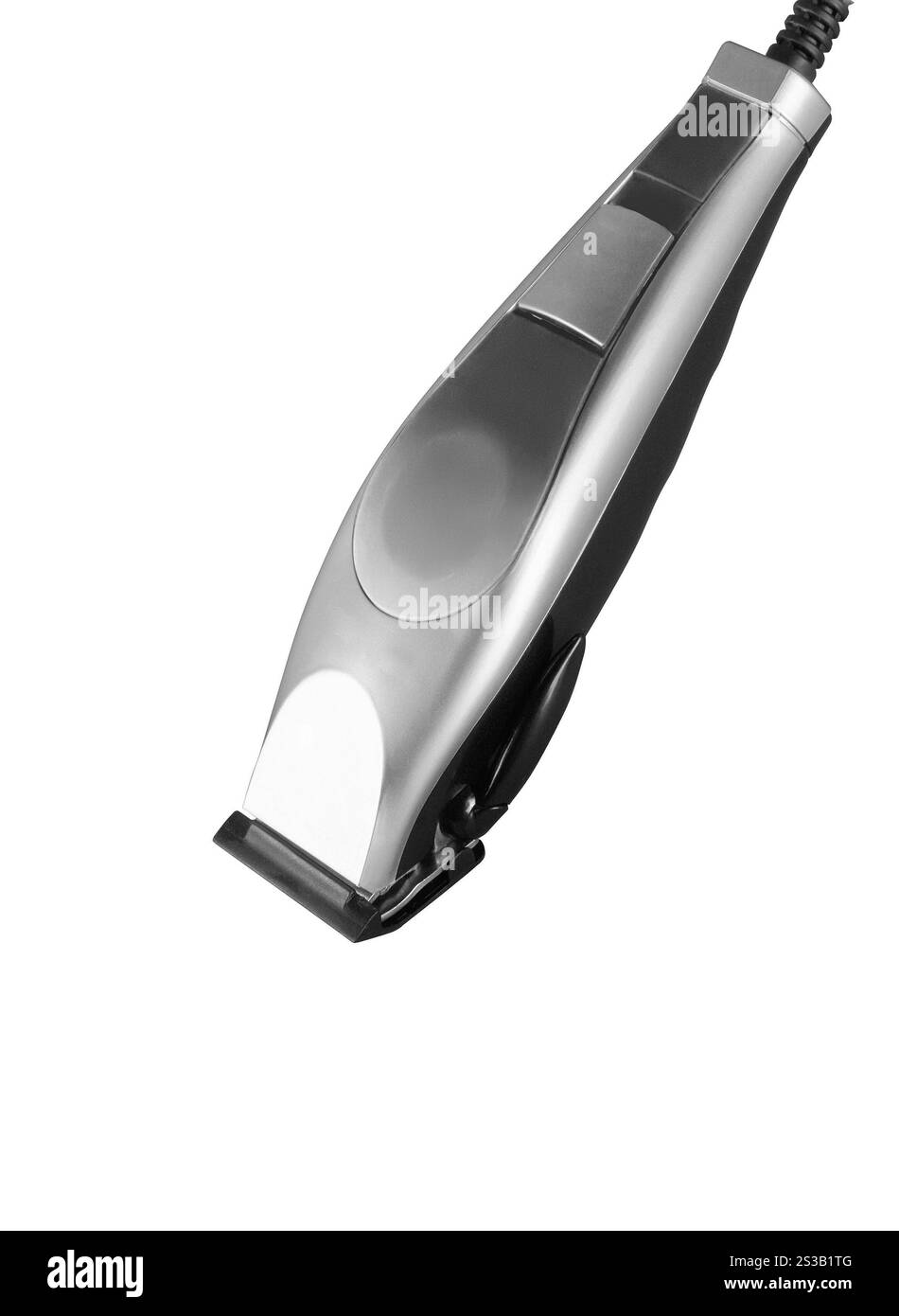 Haarschneider isoliert auf weißem Hintergrund. Haarschneider Stockfoto