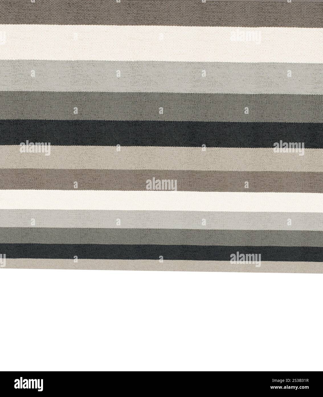 Elegante horizontale Retro-Linien isoliert auf weißem Hintergrund. Elegante horizontale Retro-Linien Stockfoto