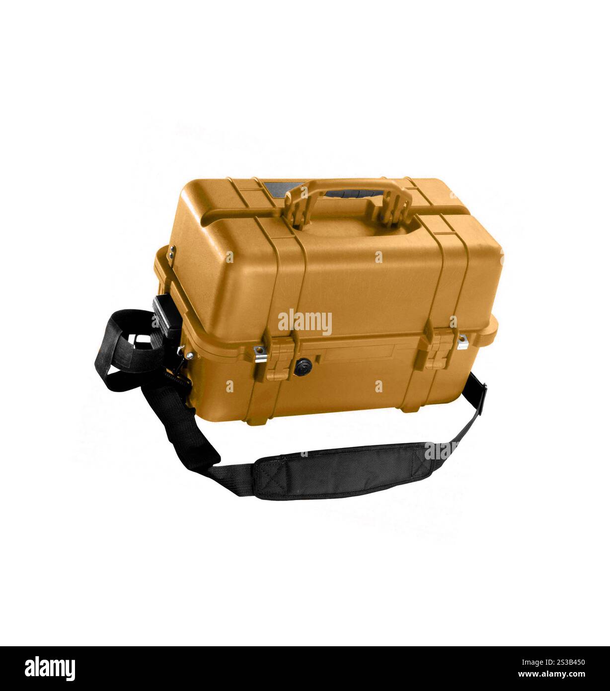 Gelb Mechanik Basic Werkzeugkasten. Green Mechanics Basic Werkzeugkasten Stockfoto
