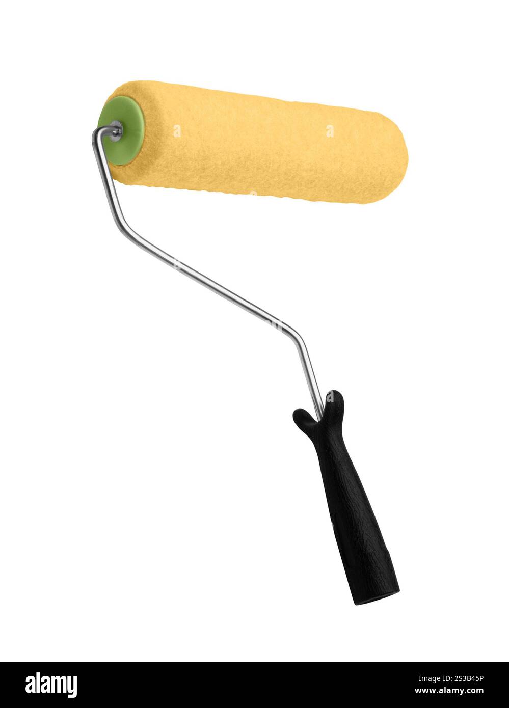 Rolle isoliert auf weißem Hintergrund. Rolle isoliert vor weißem Hintergrund Stockfoto