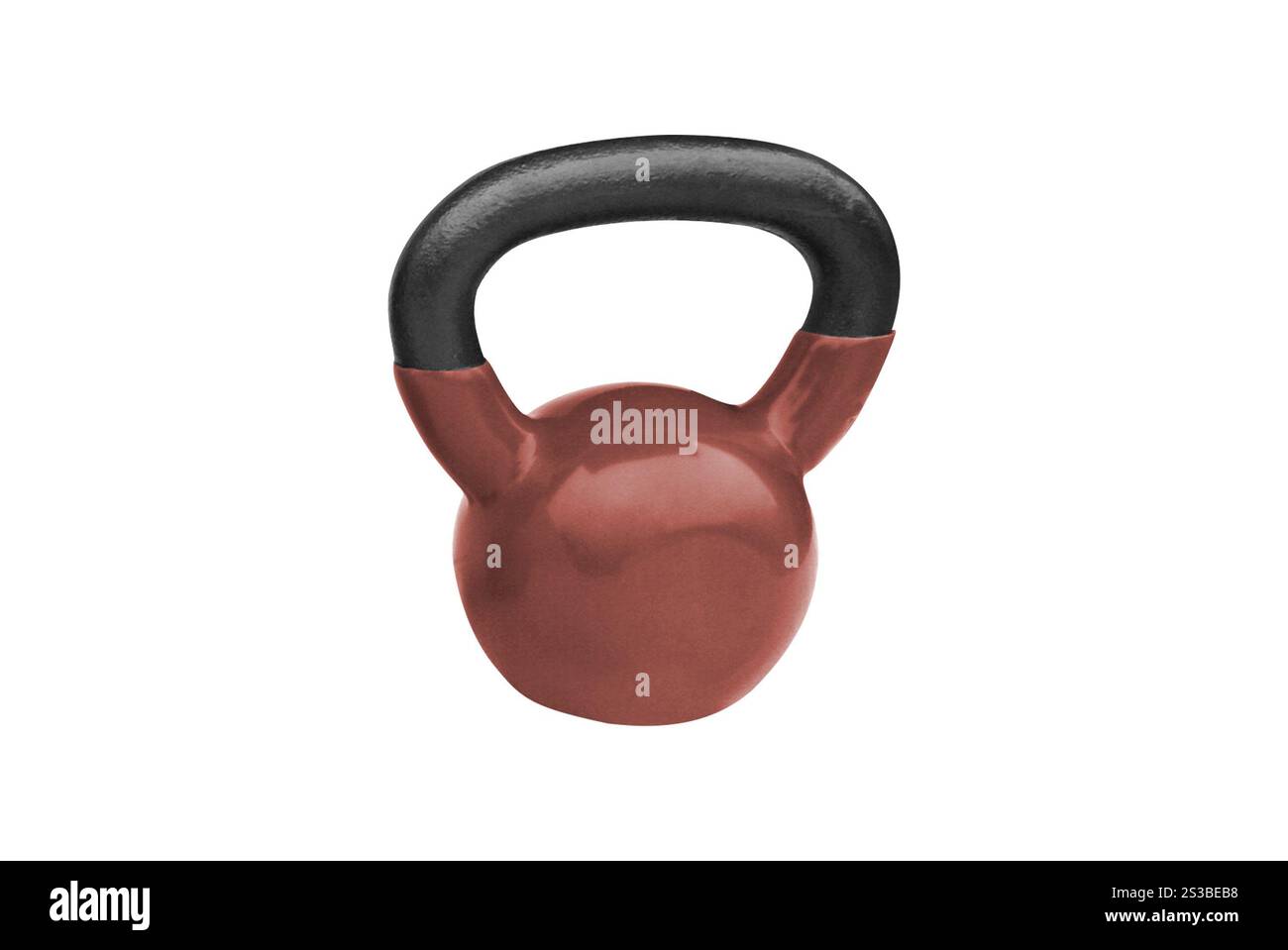 Gewicht der großen Karosseriebauten isoliert Stockfoto