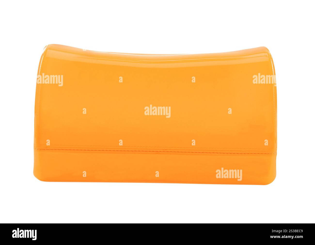 Ledertasche isoliert Stockfoto