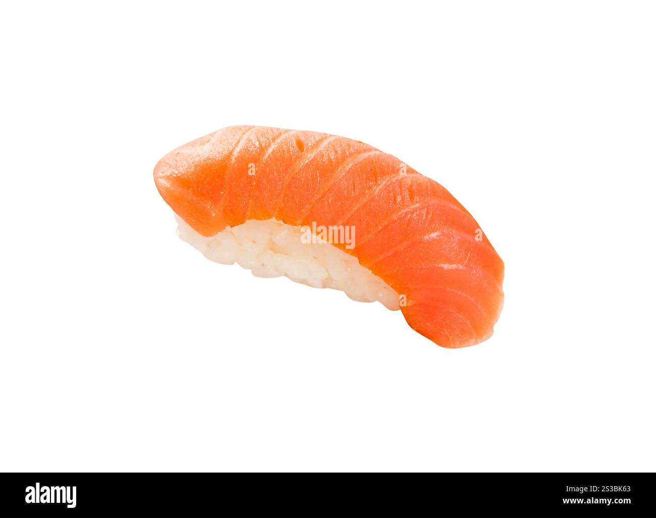 Thunfisch-Sushi isoliert auf weißem Hintergrund Stockfoto