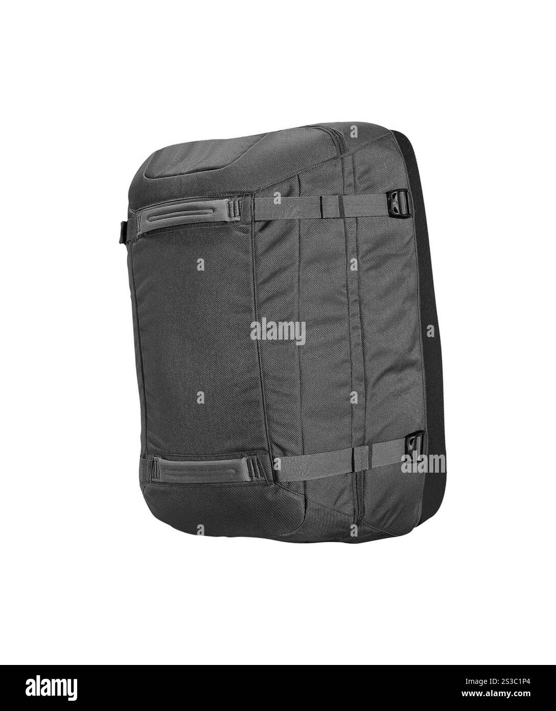 Rucksack isoliert auf weißem Hintergrund. Rucksack, isoliert Stockfoto