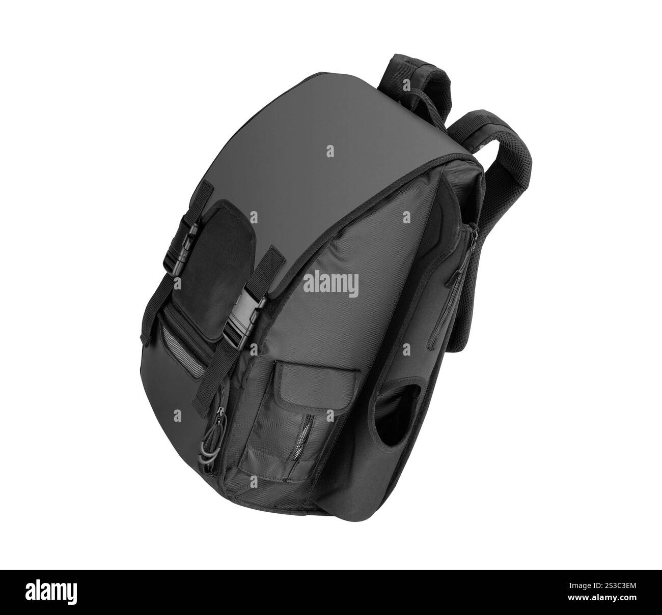 Rucksack isoliert auf weißem Hintergrund Stockfoto