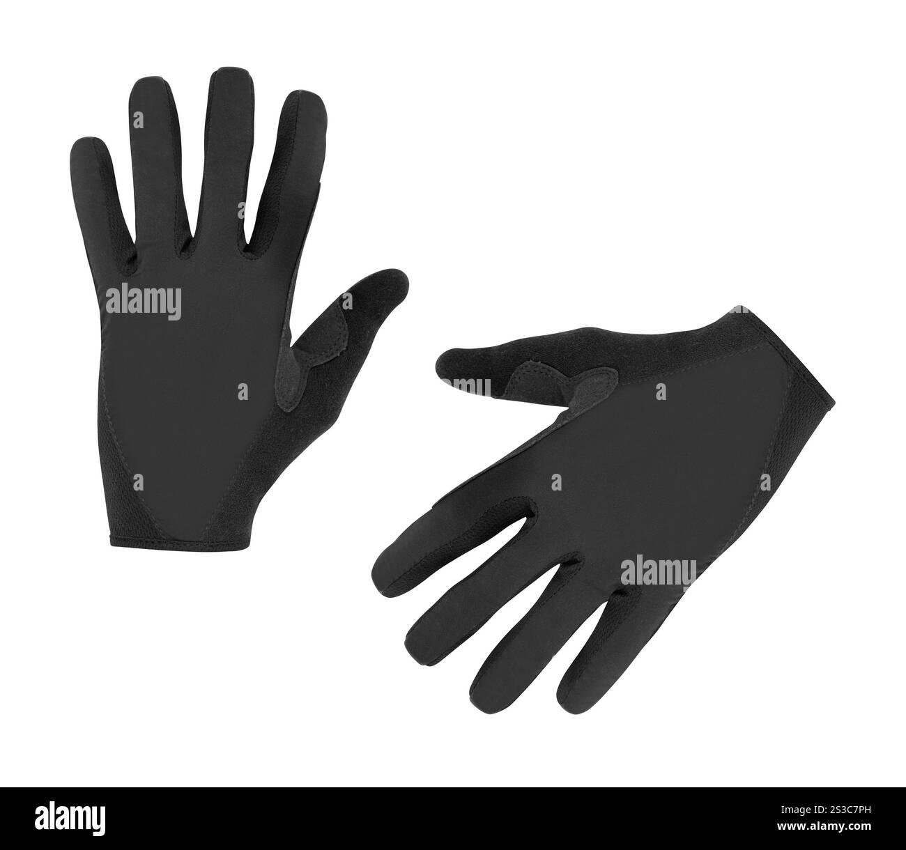 Sporthandschuh auf weißem Hintergrund. Sporthandschuh Stockfoto