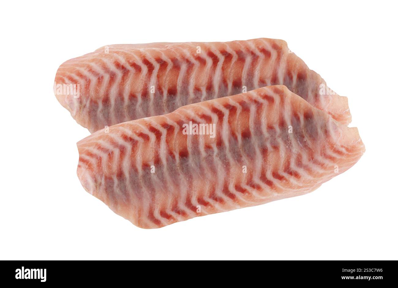 Frische Verrundung isoliert auf einem weiß Stockfoto