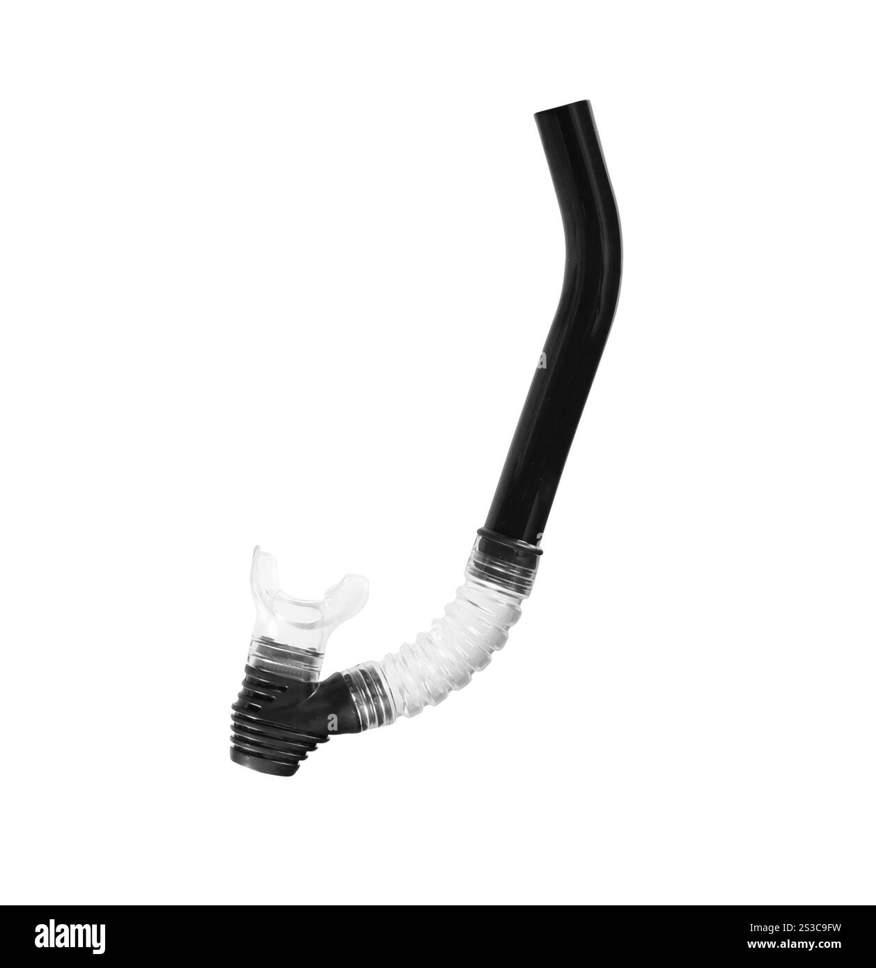 Rohr isoliert auf weiß Stockfoto
