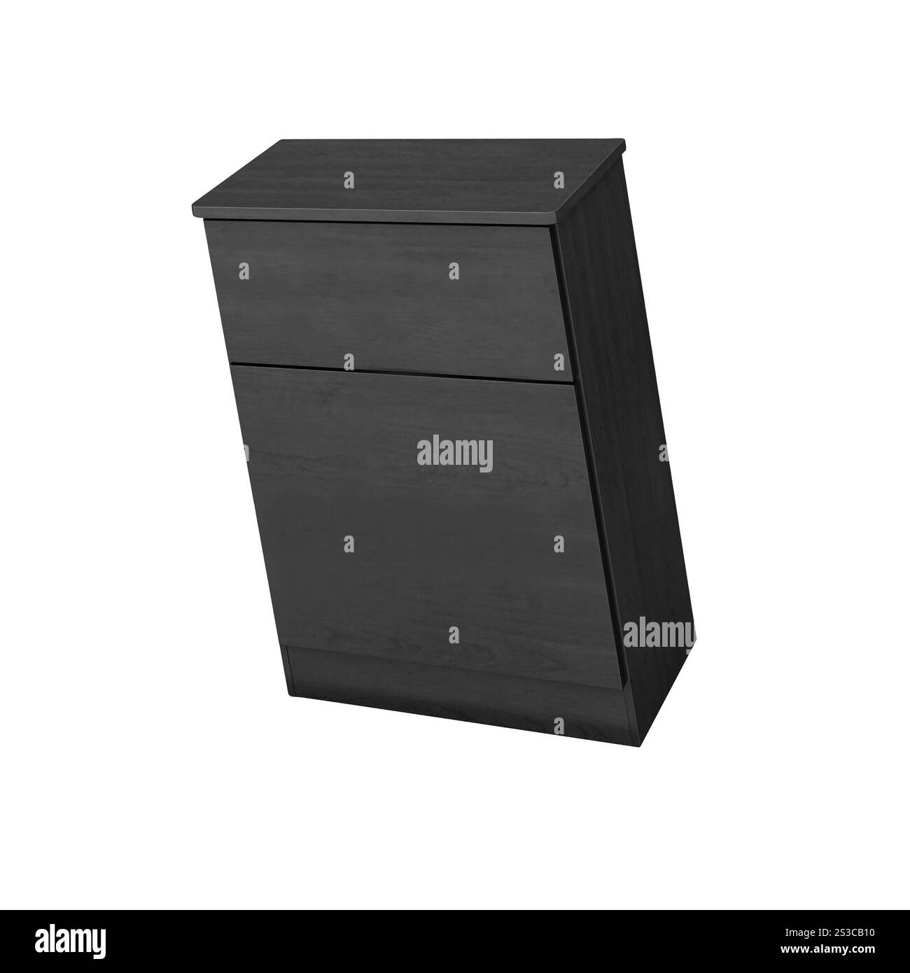 Schrank isoliert auf weiß Stockfoto