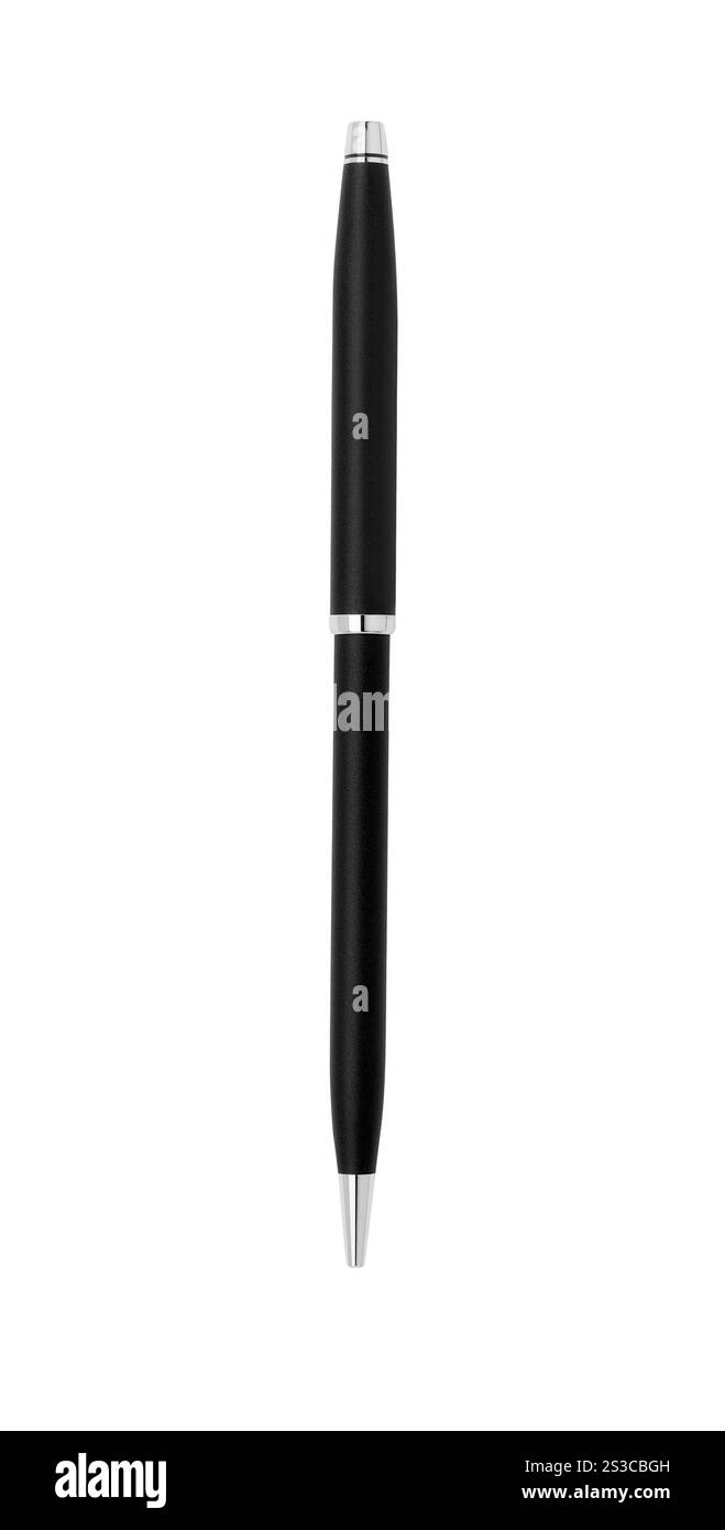 Pen, die isoliert auf weißem Hintergrund Stockfoto