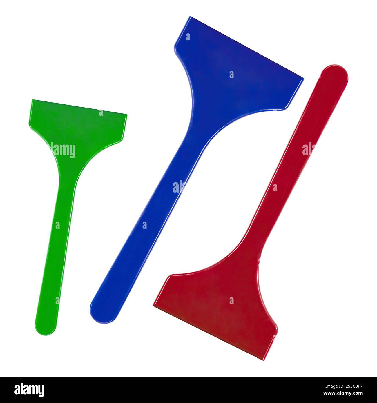 Autobürste isoliert auf weiß Stockfoto