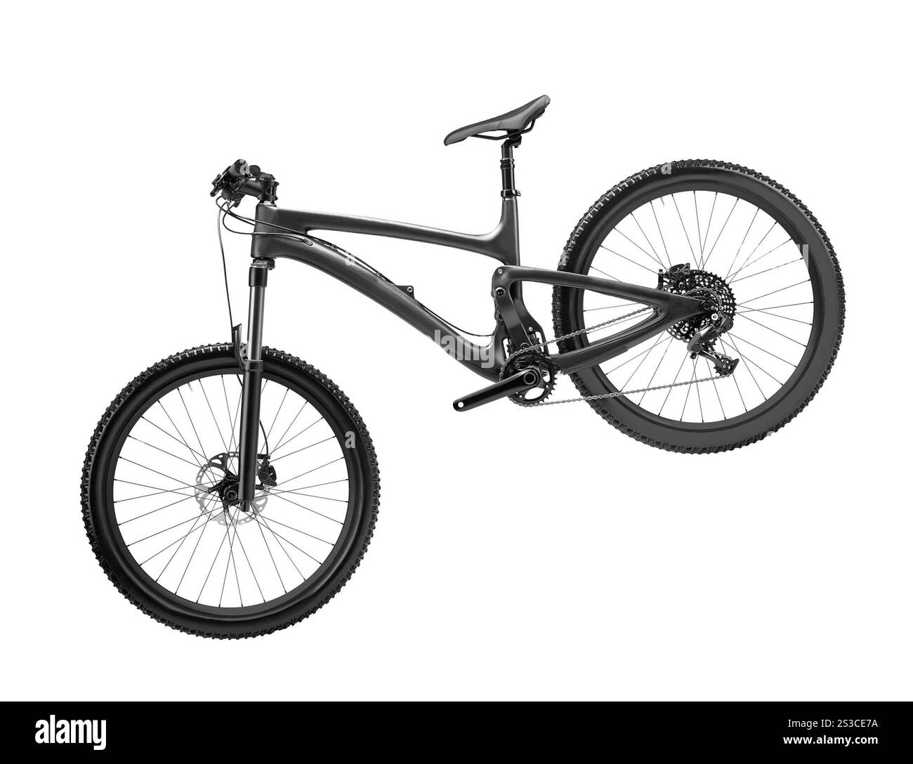 Mountain-Bike, isoliert Stockfoto