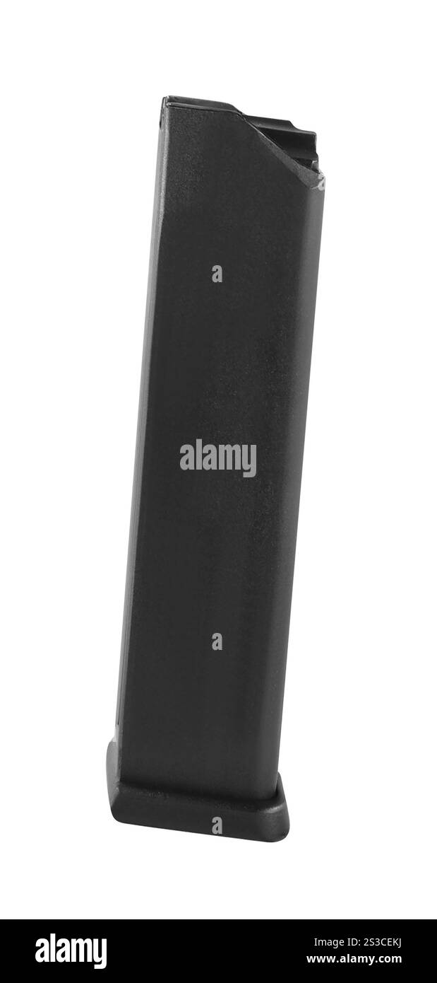 Pistolenhalter isoliert auf weiß Stockfoto