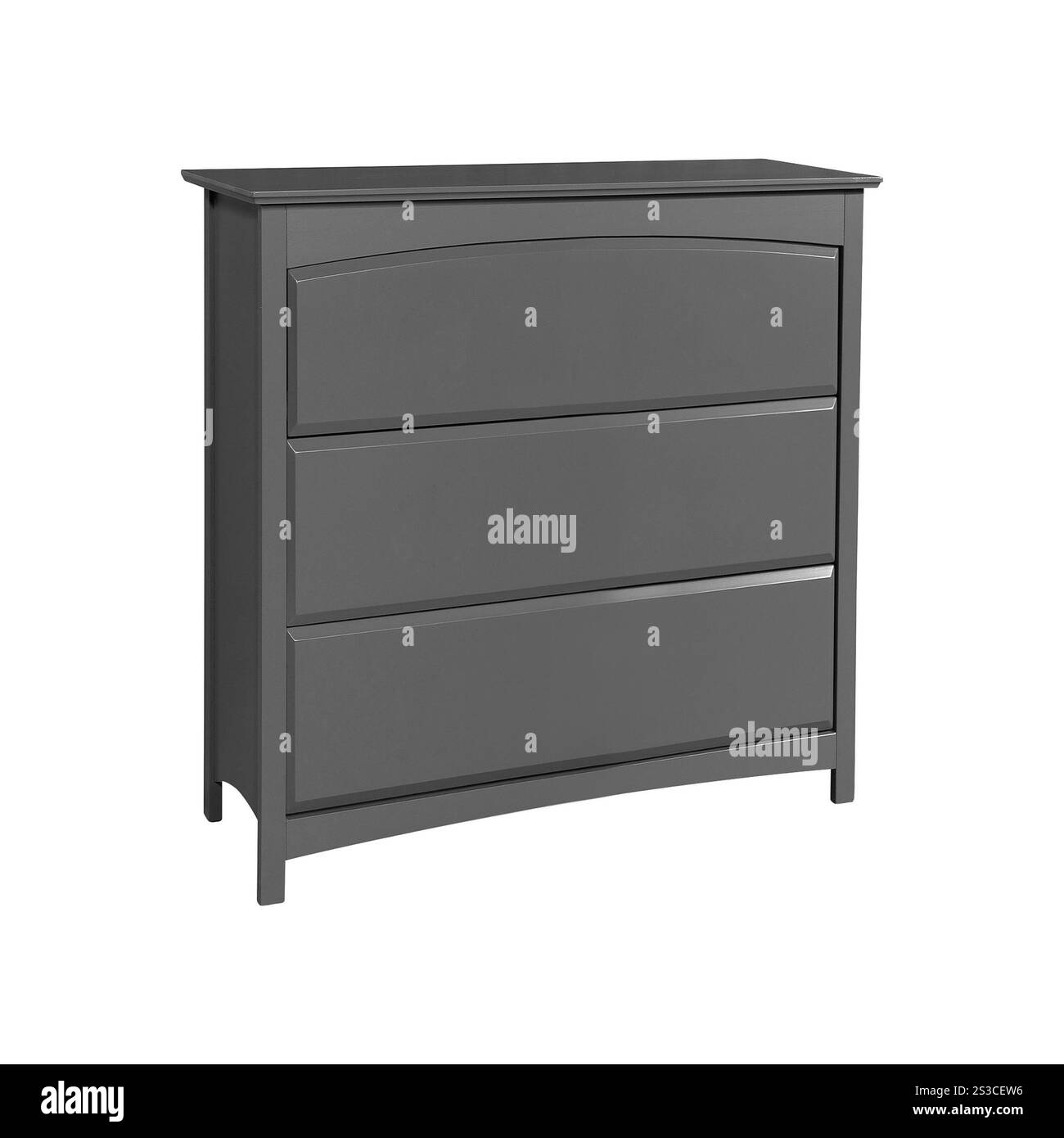 Schrank isoliert auf weißem Hintergrund Stockfoto