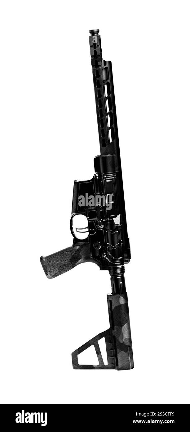 Specops Gewehr isoliert Stockfoto