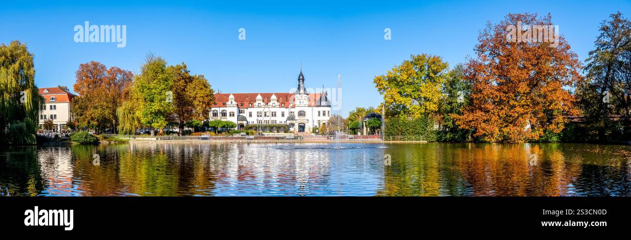 Altstadt von Bad Schmiedeberg, Deutschland Stockfoto