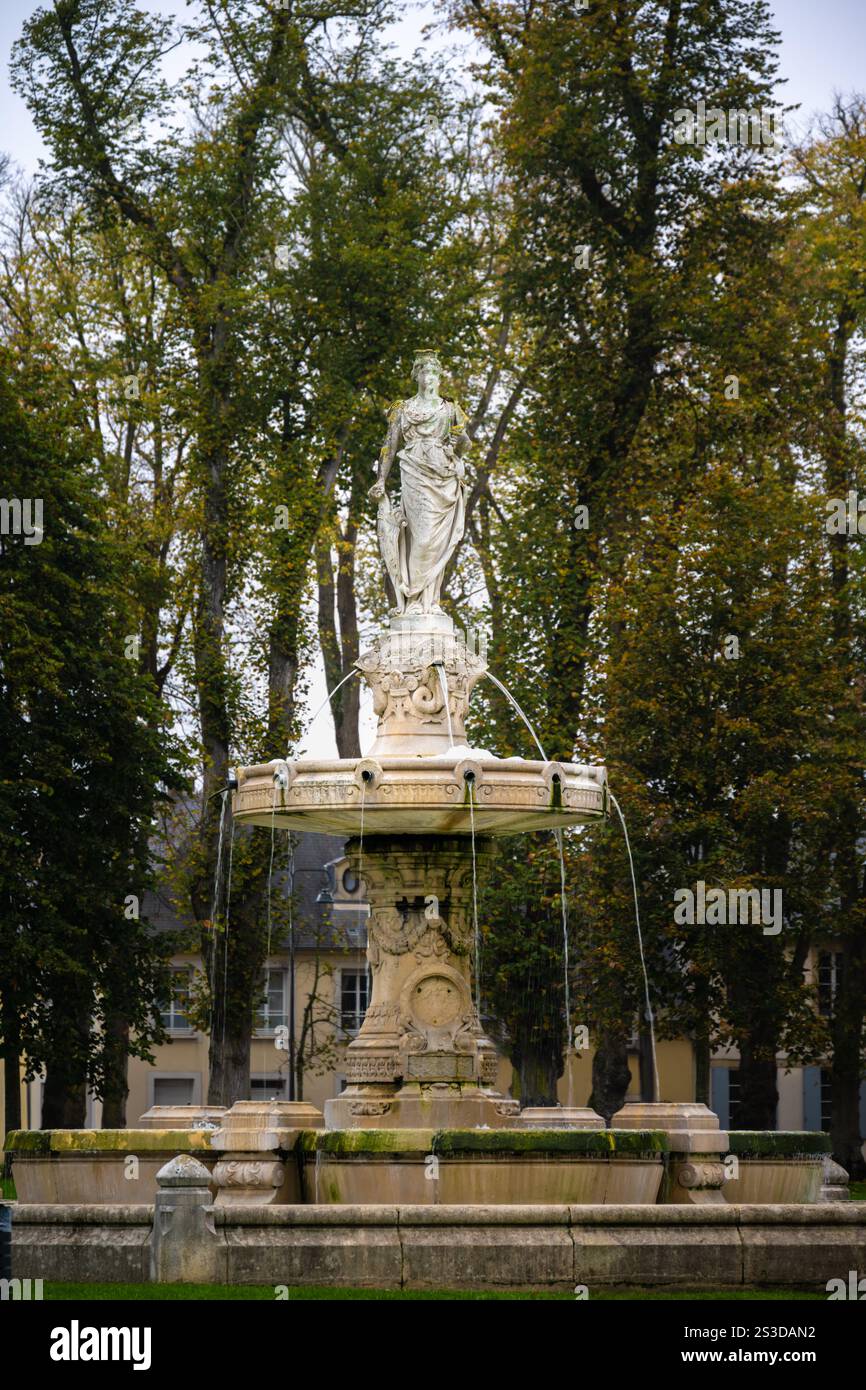 Place Charles de Gaulle, Bayeux, Normandie, Frankreich Stockfoto