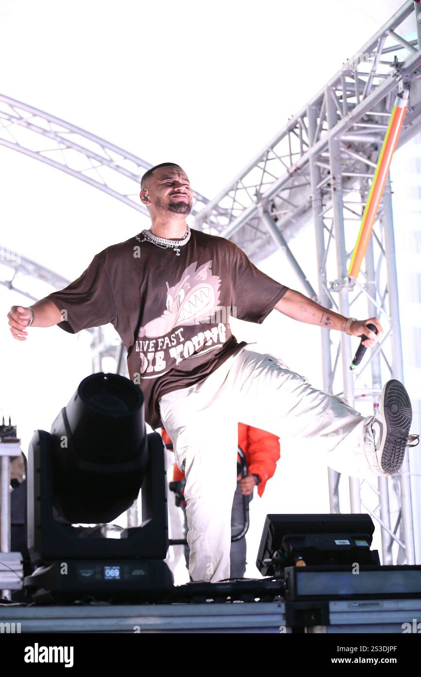 Craig David präsentiert: TS5 Manchester auf dem Barton Aerodrome Manchester am Freitag, den 14. Juli 2023 Stockfoto