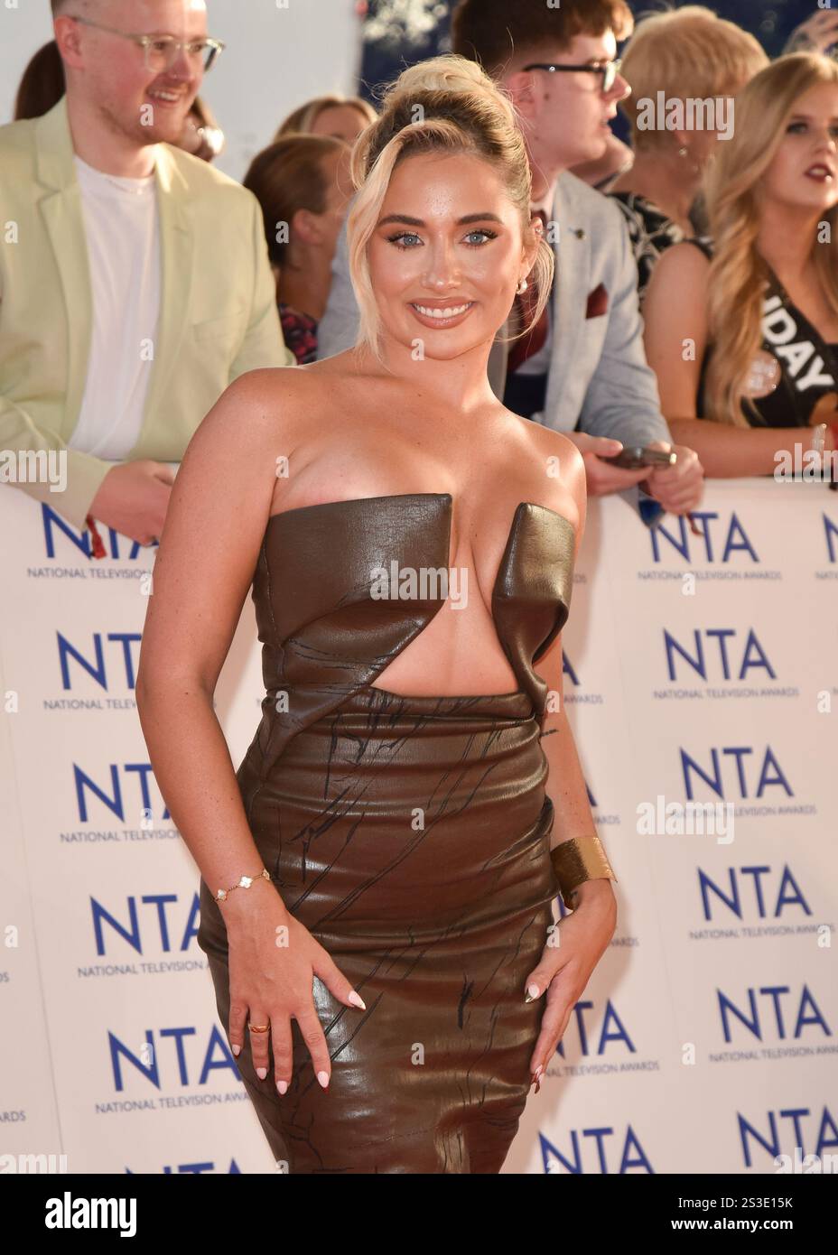 Safran Barker nimmt an den National Television Awards (NTA's) des O2 in London Teil. UK. Dienstag, 6. September 2023 Stockfoto