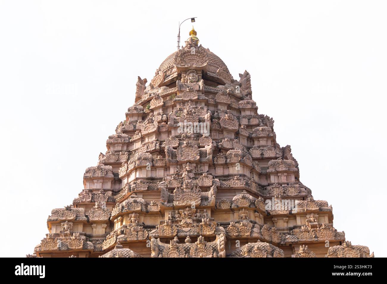 Bridhadeeshwara-Tempel, UNESCO-Weltkulturerbe, Thanjavur (Tanjore), Tamil Nadu, Indien, Stockfoto