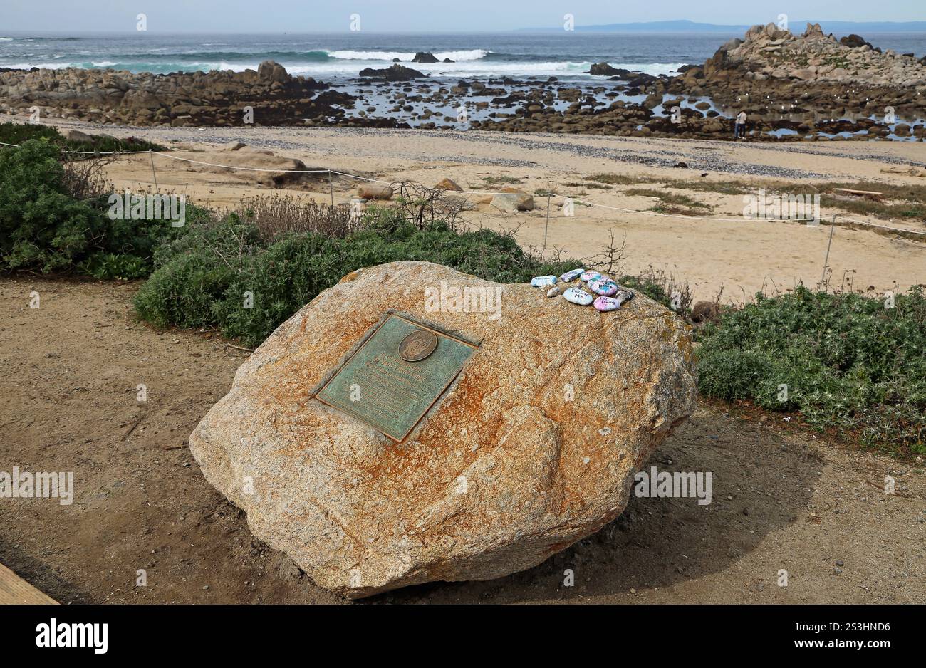 John Denver Memorial - Monterey Bay, Kalifornien Stockfoto