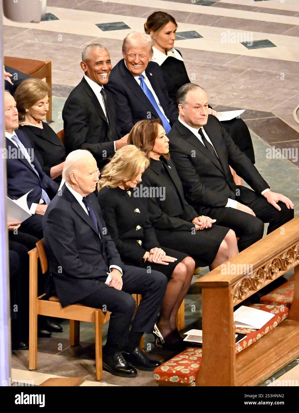 U.S. President Joe Biden, Vice President Kamala Harris, former