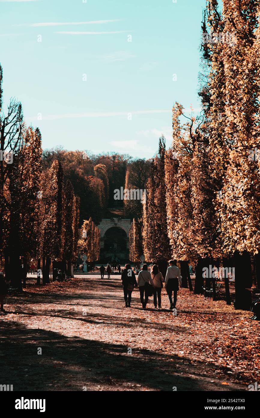 Schloss Schönbrunn Gärten Stockfoto