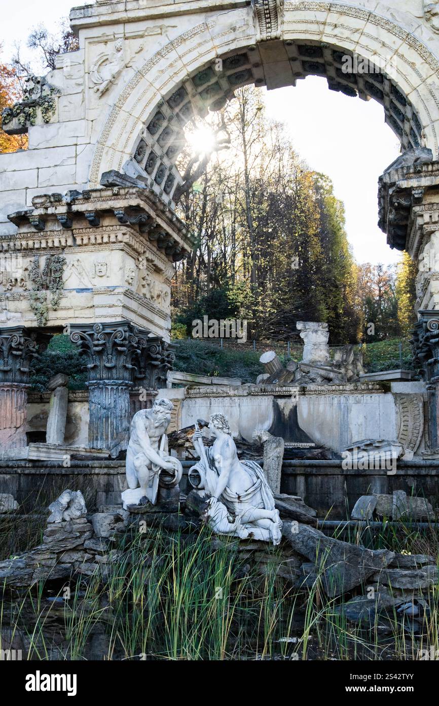 Schloss Schönbrunn Gärten Stockfoto