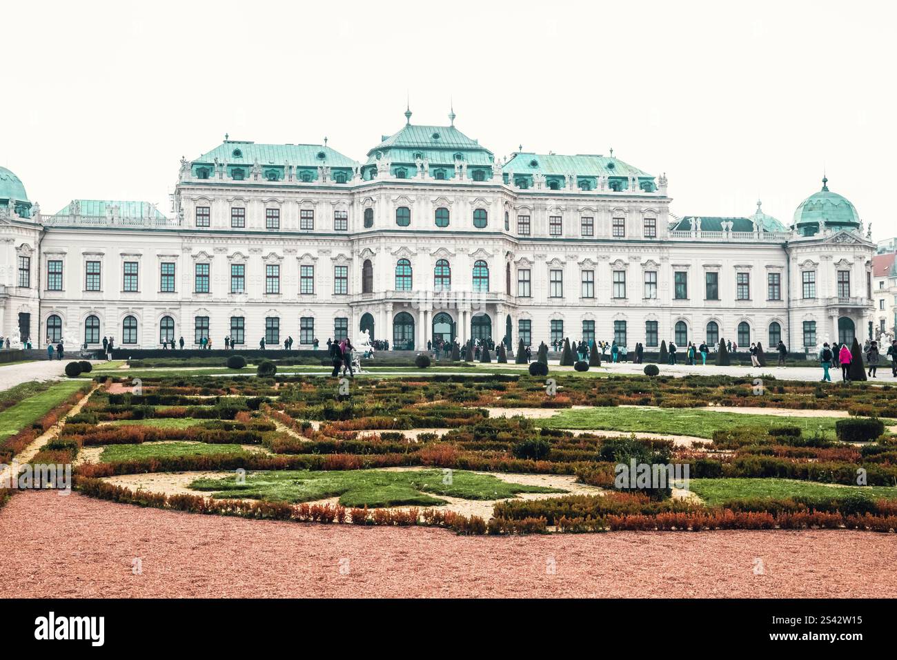 Schloss Belvedere Stockfoto