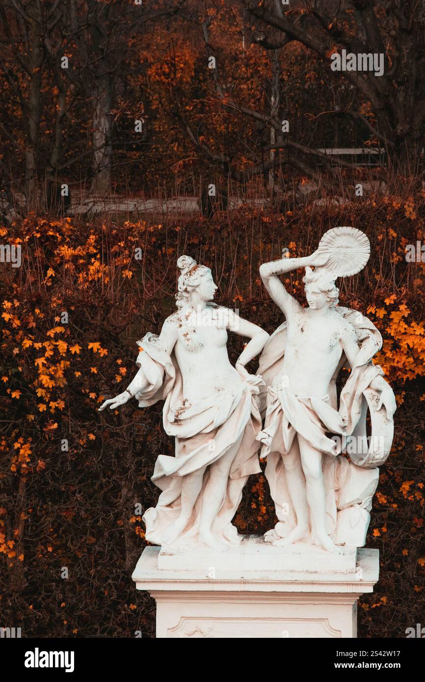 Schloss Schönbrunn Gärten Stockfoto