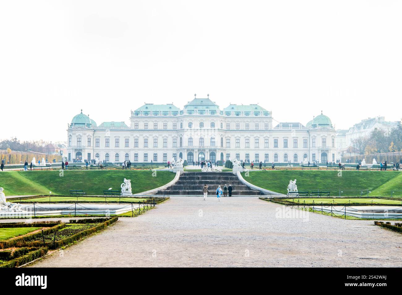 Schloss Belvedere Stockfoto