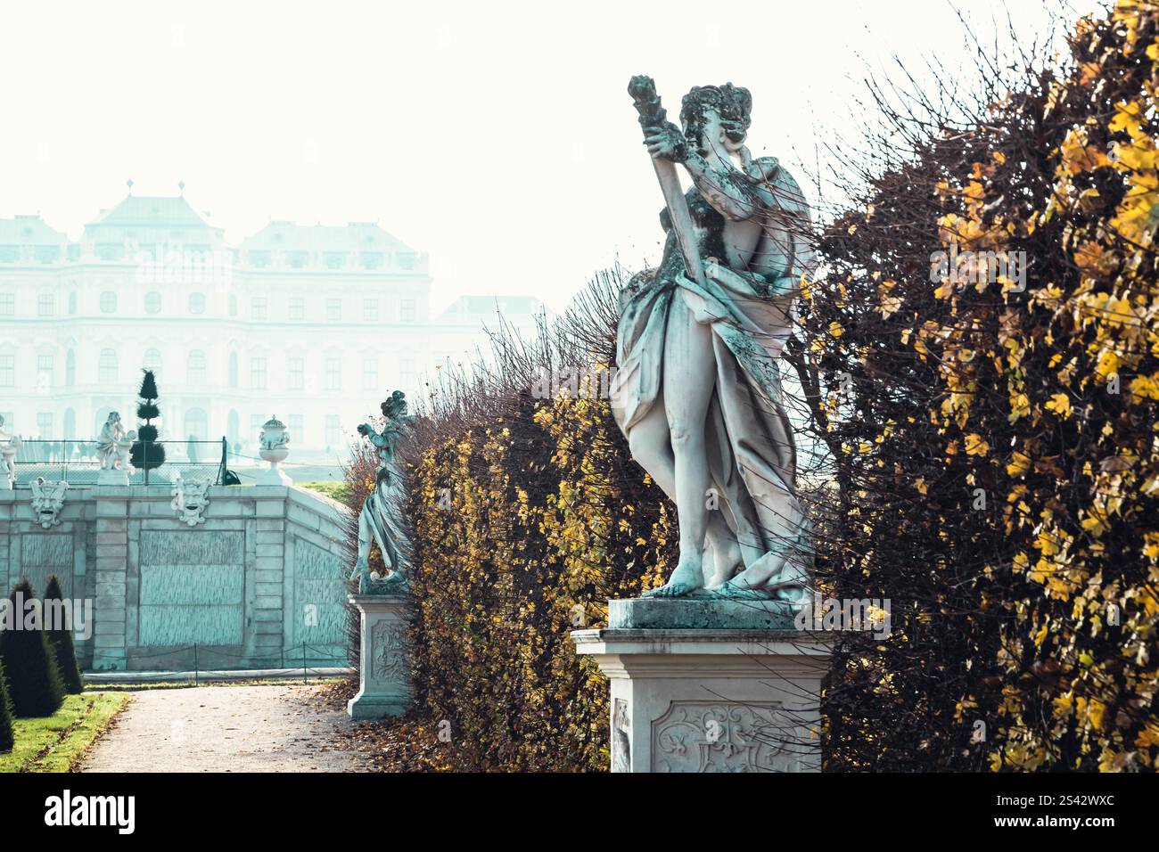Schloss Belvedere Stockfoto