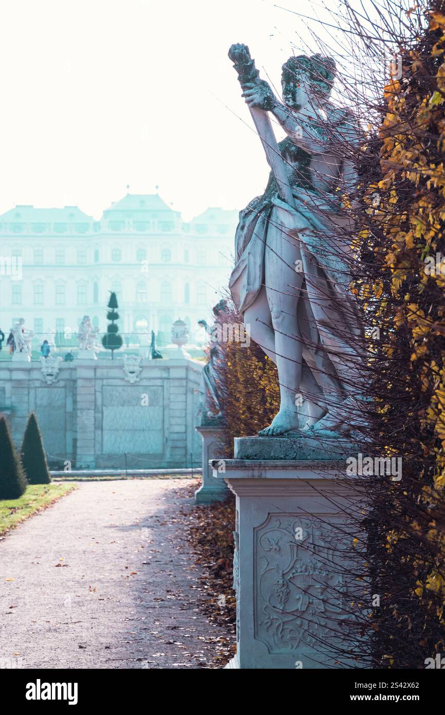 Schloss Belvedere Stockfoto