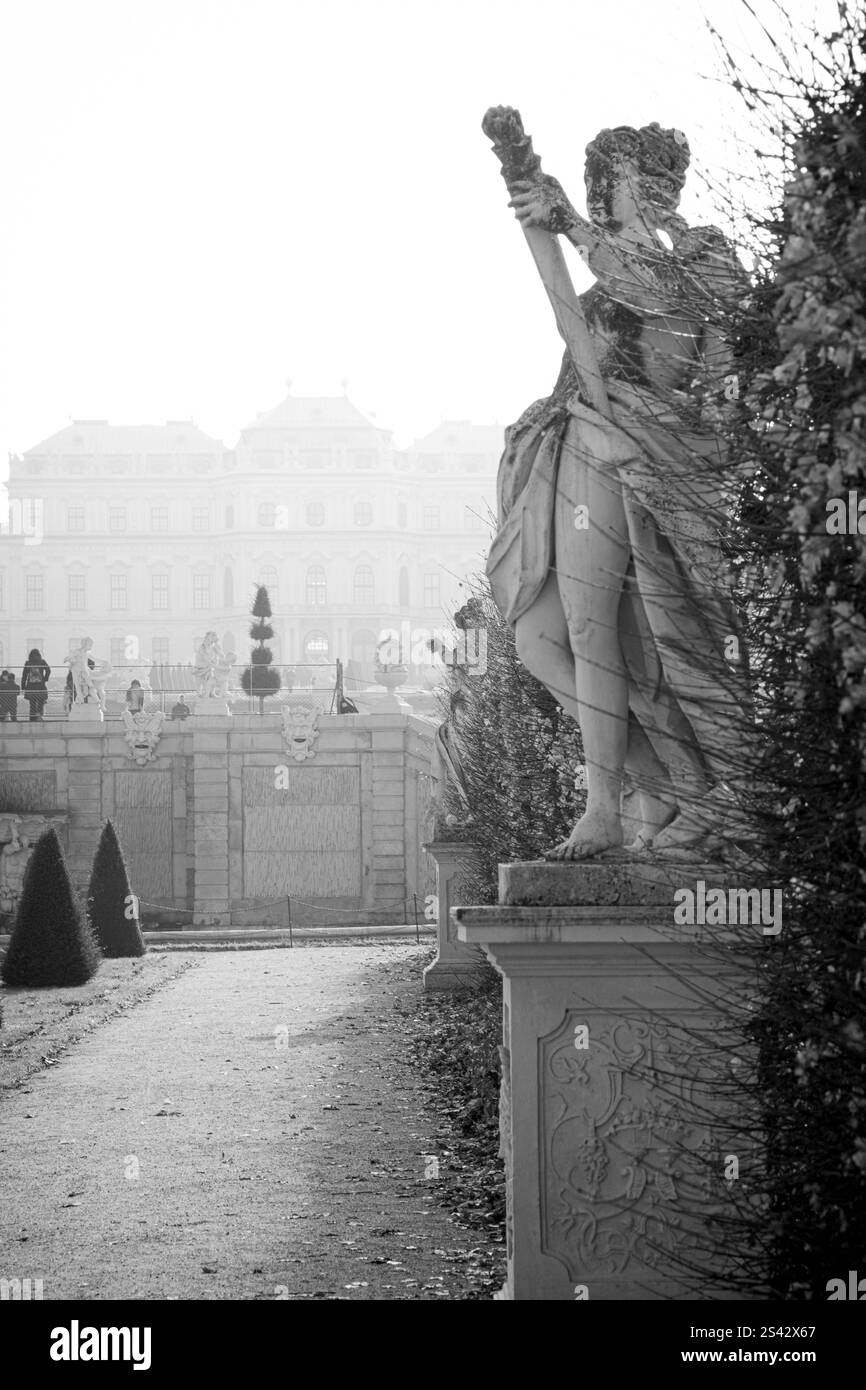 Schloss Belvedere Stockfoto
