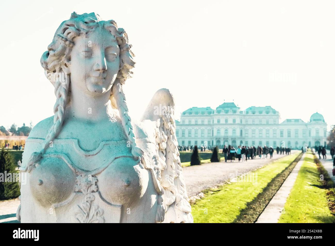 Schloss Belvedere Stockfoto