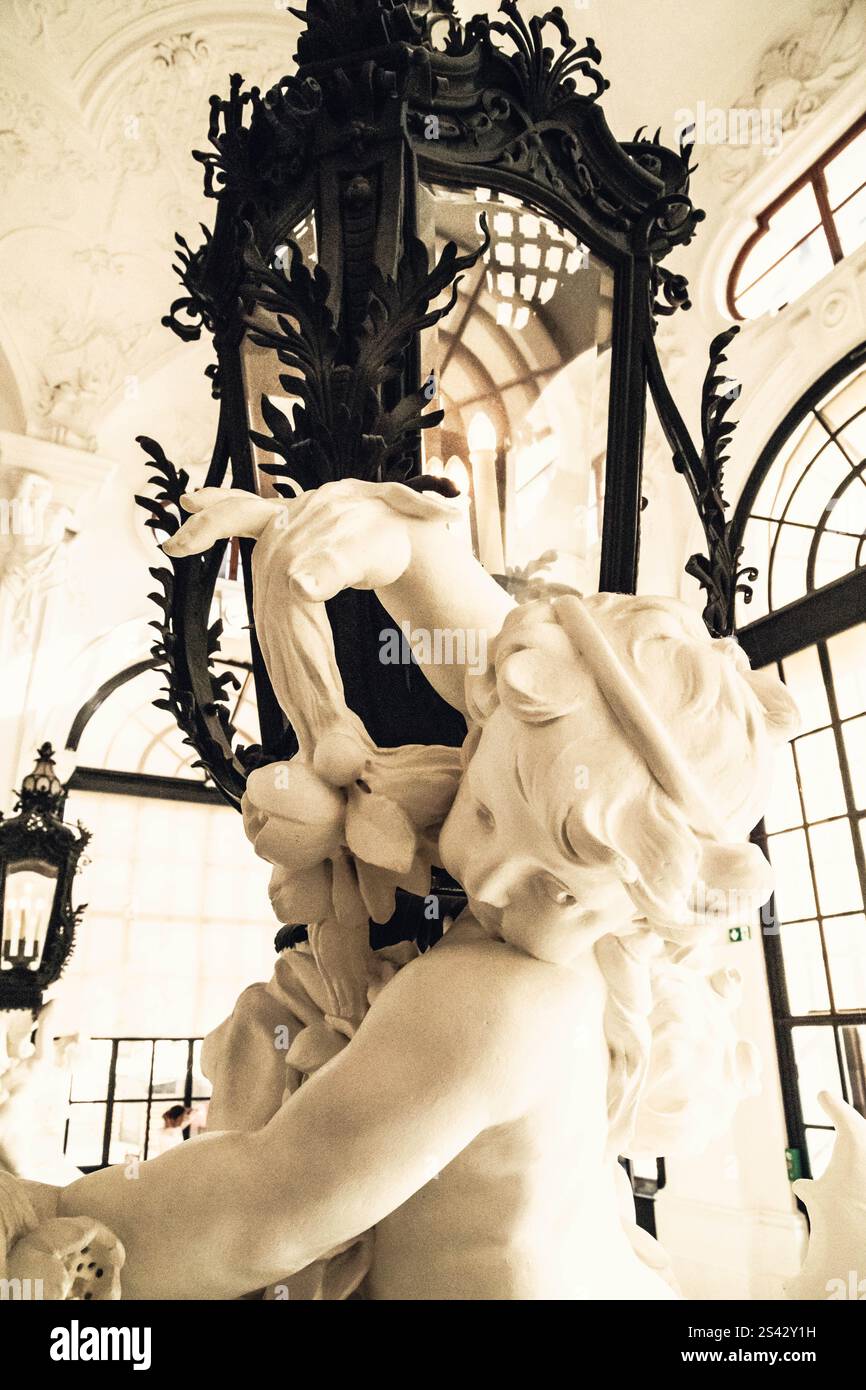 Schloss Belvedere Stockfoto